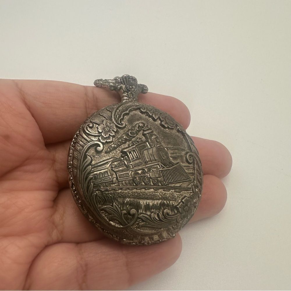 Vintage Train Stellar Pocket Watch